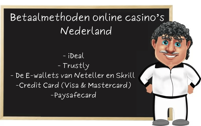 Betaalmethoden online casino’s Nederland