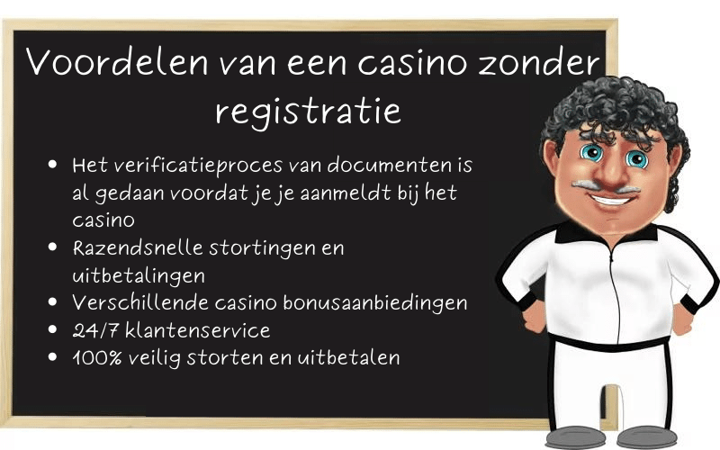 Voordelen van een casino zonder registratie