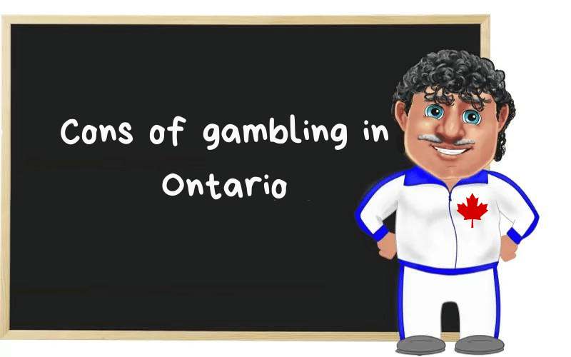 Cons of online Ontario casinos
